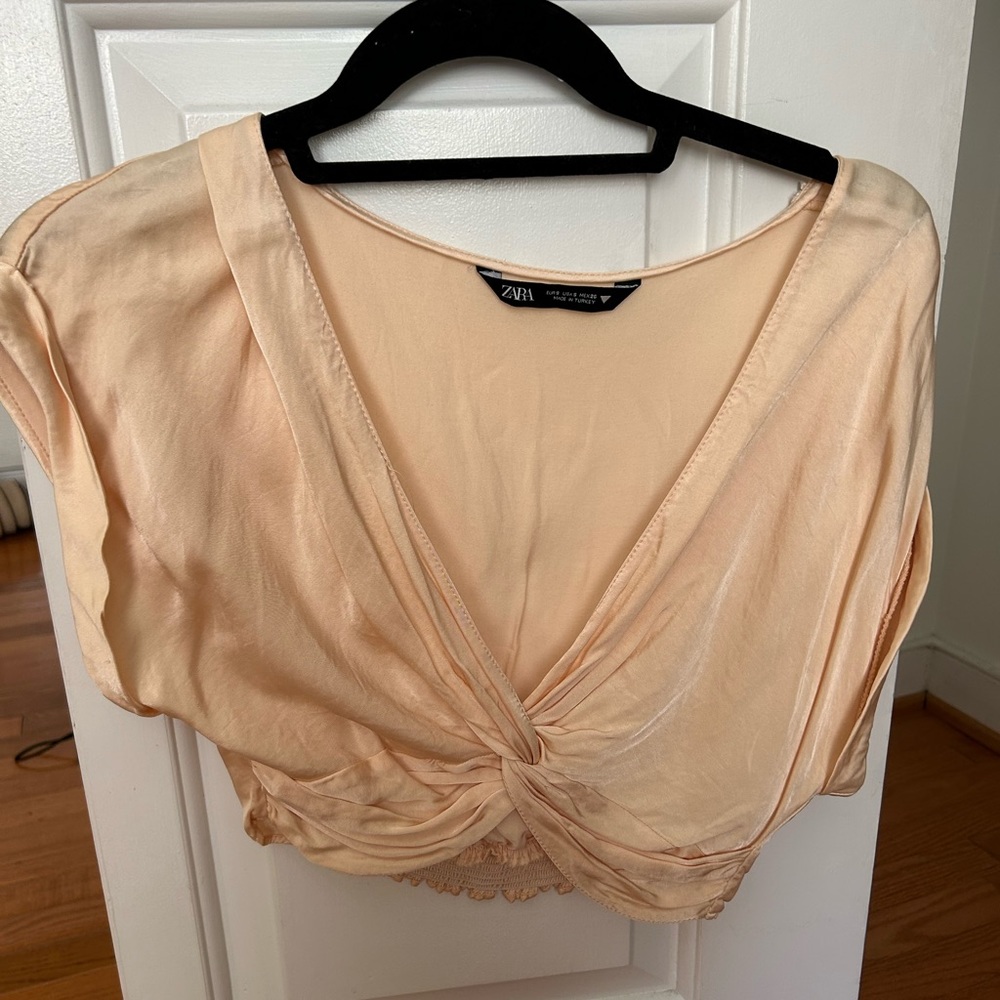 Zara Satin Top